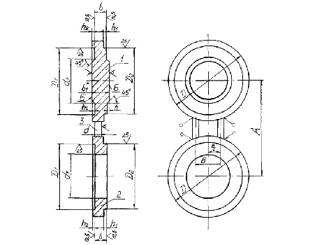 Чертёж переходы ГОСТ 17378-2001